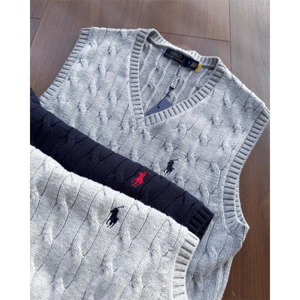 注目度抜群 2026新作 クラシック ニットベスト Polo Ralph Lauren  ポロ ラルフローレン コピー