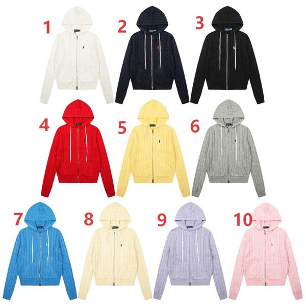 実用性抜群 Polo Ralph Lauren  ポロ ラルフローレン コピー フルジップ 洗練 ニットパーカー