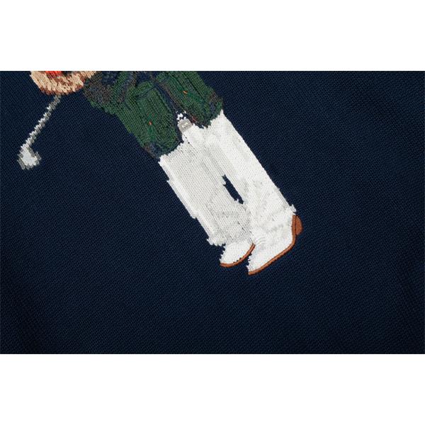 Polo Ralph Lauren  ポロ ラルフローレン コピー 遊び心刺繍 ベアモチーフ 存在感 ニット