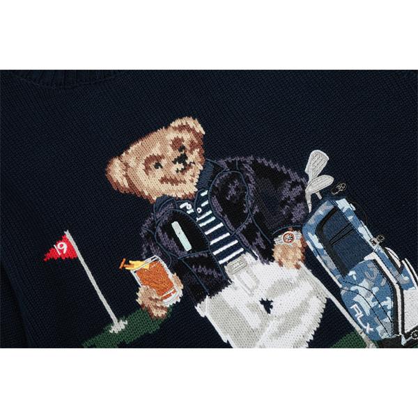 Polo Ralph Lauren  ポロ ラルフローレン コピー アート感漂う 刺繍 大人カジュアル ニット