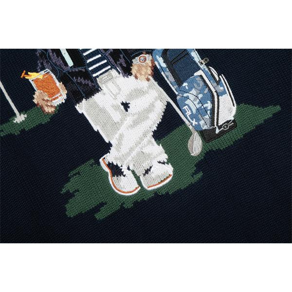 Polo Ralph Lauren  ポロ ラルフローレン コピー アート感漂う 刺繍 大人カジュアル ニット