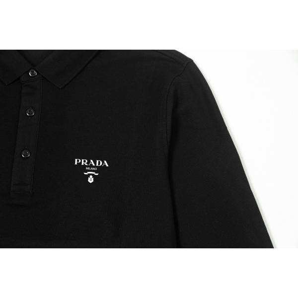 PRADA プラダ コピー 2026新作コーデ 上質素材 洗練 ポロシャツ