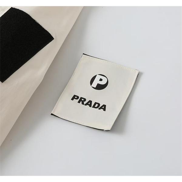 上質配色 洗練シルエット 大人カジュアル ジャケット PRADA プラダ コピー