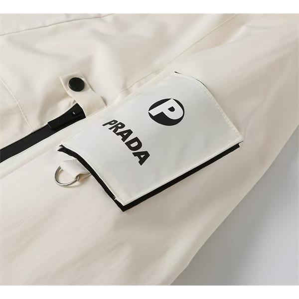 上質配色 洗練シルエット 大人カジュアル ジャケット PRADA プラダ コピー