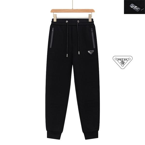 トレンド最前線 機能性抜群 ブラック PRADA プラダ コピー スウェットパンツ