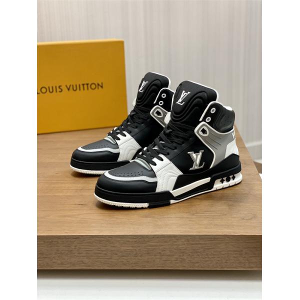 輝かしい 人気高いアイテム ルイ ヴィトンハイトップシューズ コピー LOUIS VUITTON 見た目が良い_激安(日本最大級)