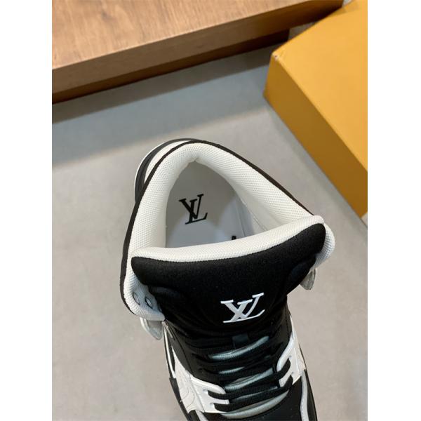 輝かしい 人気高いアイテム ルイ ヴィトンハイトップシューズ コピー LOUIS VUITTON 見た目が良い_激安(日本最大級)