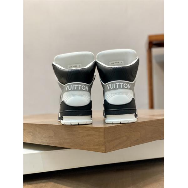 輝かしい 人気高いアイテム ルイ ヴィトンハイトップシューズ コピー LOUIS VUITTON 見た目が良い_激安(日本最大級)