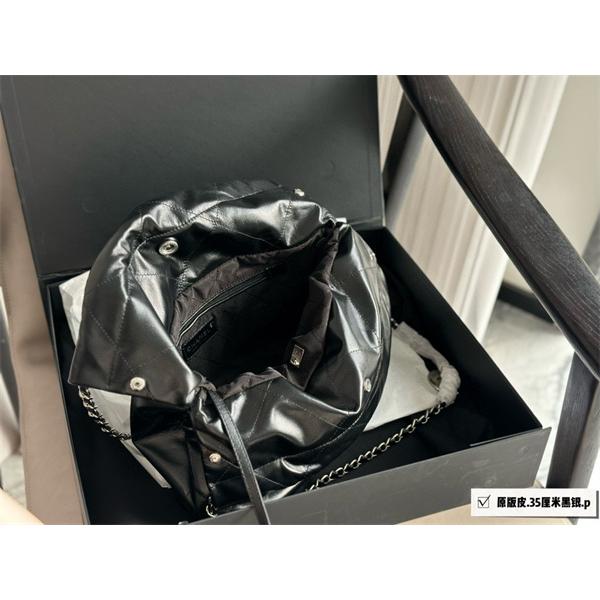 シルバー金具CHANEL 22 bag 手触りも抜群　シャネルショルダーバッグコピー 激安(日本最大級)