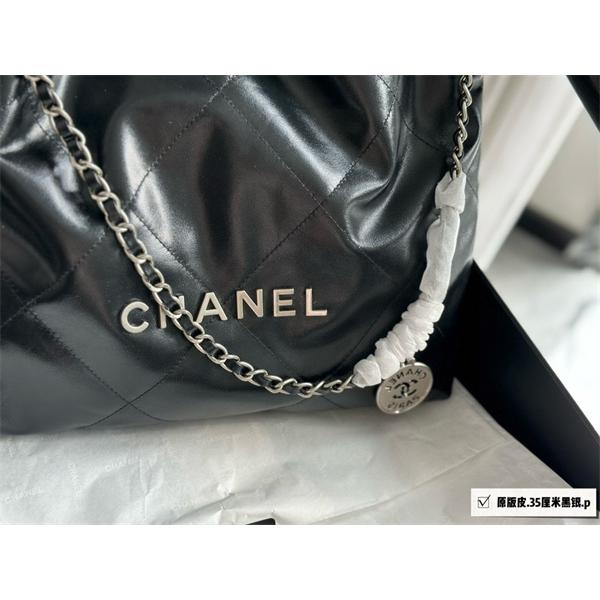 シルバー金具CHANEL 22 bag 手触りも抜群　シャネルショルダーバッグコピー 激安(日本最大級)