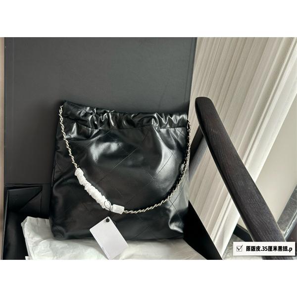 シルバー金具CHANEL 22 bag 手触りも抜群　シャネルショルダーバッグコピー 激安(日本最大級)