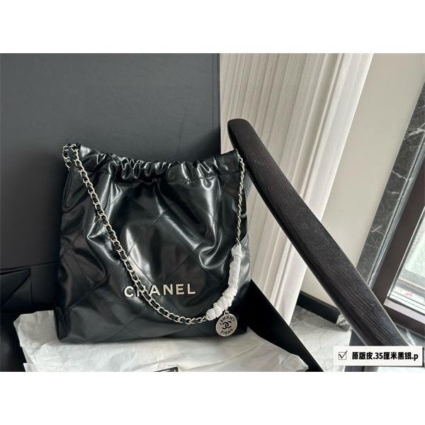 シルバー金具CHANEL 22 bag 手触りも抜群　シャネルショルダーバッグコピー 激安(日本最大級)