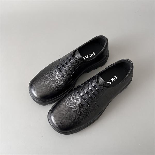 春夏の流行り2026新品 革靴 PRADA 大人のトレンド プラダ_ビジネスシューズスーパーコピーブランド激安通販 3.6㎝高さ