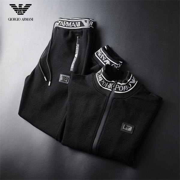2026秋冬 コスパ最高のプライス 2色可選 ARMANI アルマーニ セットアップコピー 激安(日本最大級)