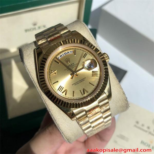 新品☆☆ROLEX 41mm Day Date ロレックス 時計スーパーコピーデイデイト 通販ショッピング
