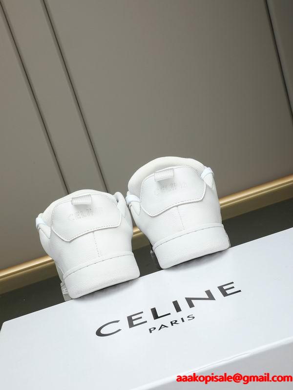 2026人気♥ホワイトシューズ☆セリーヌスニーカー コピーCELINE通販お洒落コーディネート