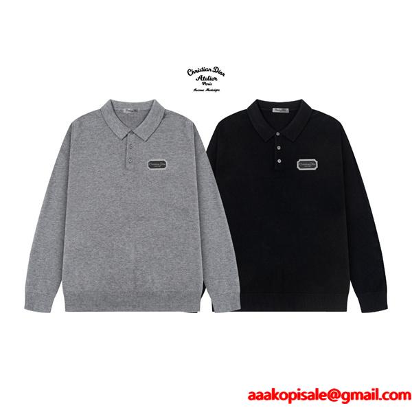 注目集中 ミニマル設計 高見え素材 洗練フィット ディオール DIOR コピー ポロニット