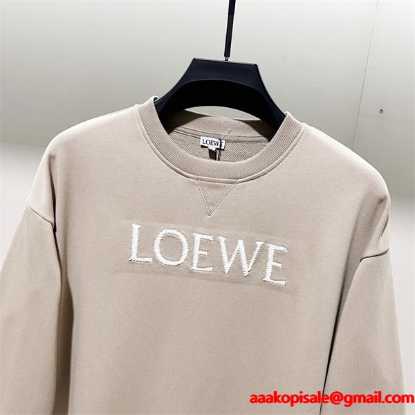LOEWE ロエベ コピー 2026新作 今季注目 スウェット 刺繍 柔らか 上品 