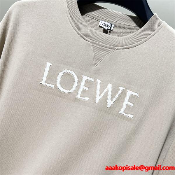 LOEWE ロエベ コピー 2026新作 今季注目 スウェット 刺繍 柔らか 上品 