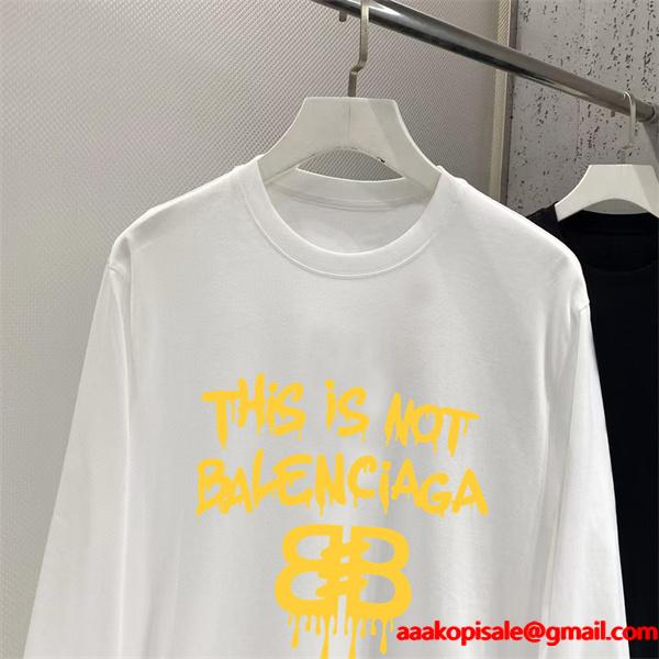激安♥BALENCIAGA  バレンシアガ 長袖ｔシャツコピー人気2026トレンドランキングロングｔ