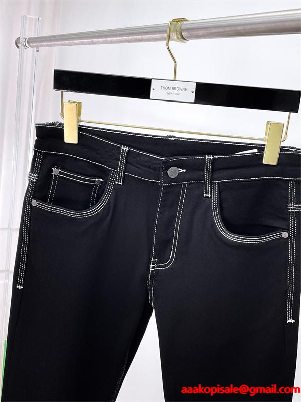 LOEWE ロエベ コピー 限定カラー インディゴ デニム パンツ 万能コーデ