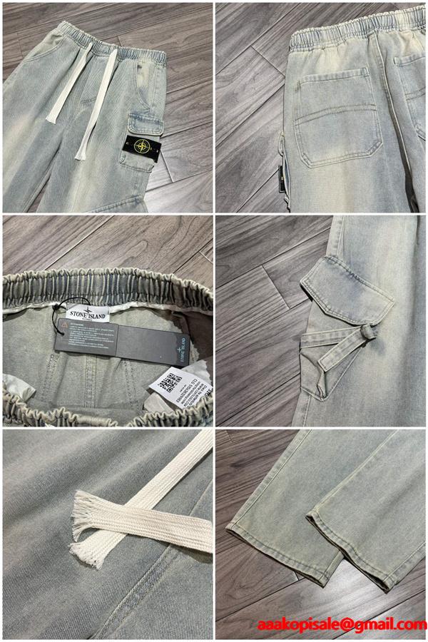 STONE ISLAND ストーンアイランド コピー 新登場 ヴィンテージ カーゴパンツ 2026新作