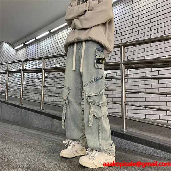 STONE ISLAND ストーンアイランド コピー 新登場 ヴィンテージ カーゴパンツ 2026新作