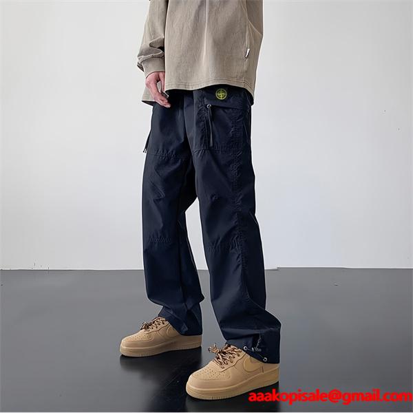  話題作 カーゴパンツ 軽量 ルーズフィット 2026新作 STONE ISLAND ストーンアイランド コピー