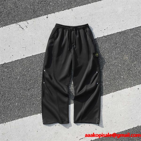 注目モデル モード風 ワイドカーゴパンツ ミニマル STONE ISLAND ストーンアイランド コピー