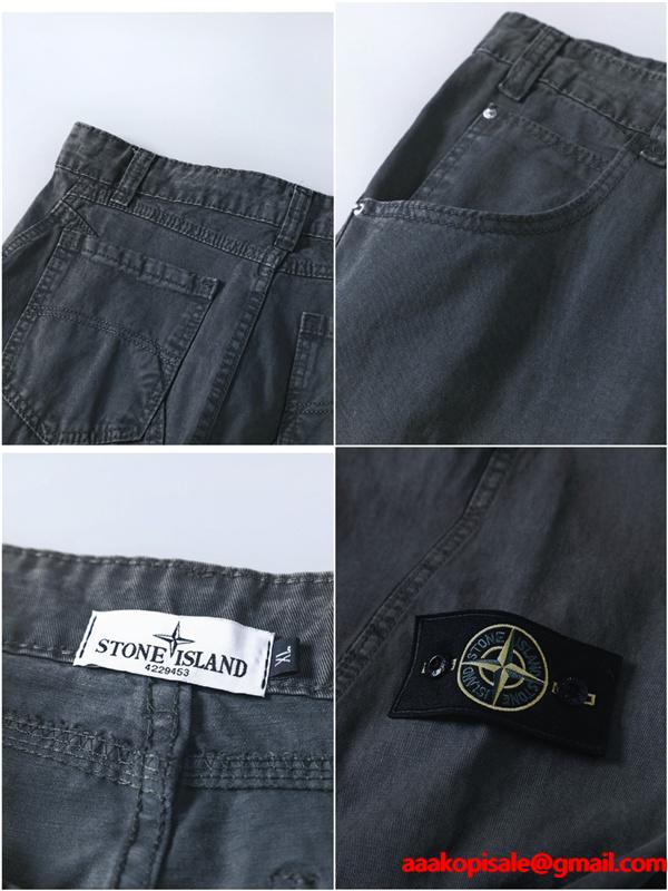 スタイル重視 STONE ISLAND ストーンアイランド コピー カーゴパンツ ストレート 2026新作