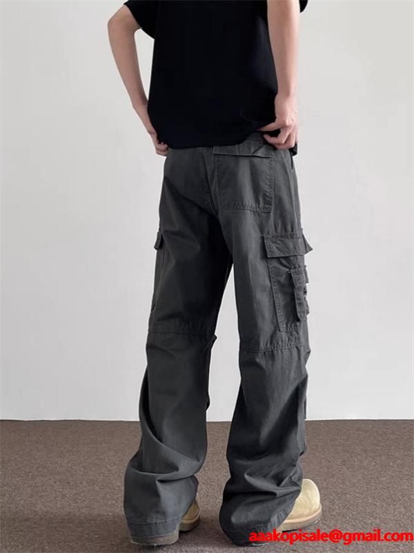 都会派 立体裁断 カーゴパンツ グレートーン 重厚 STONE ISLAND ストーンアイランド コピー