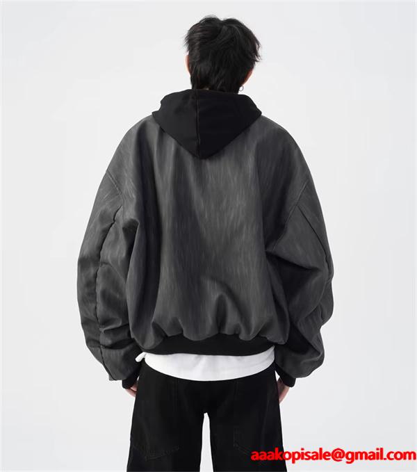 存在感抜群 ウォッシュ加工 ジップブルゾン ストリート STONE ISLAND ストーンアイランド コピー
