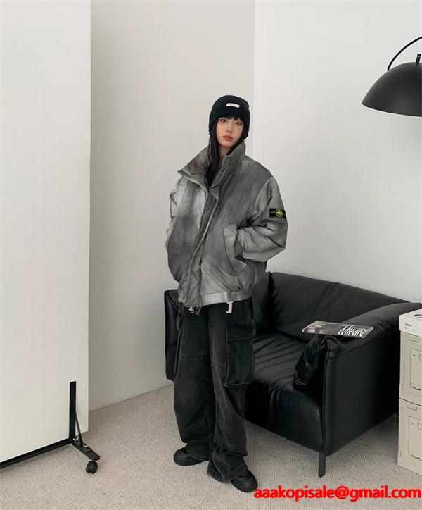 プレミアム 洗練印象 中綿ブルゾン 都会感 2026新作 STONE ISLAND ストーンアイランド コピー