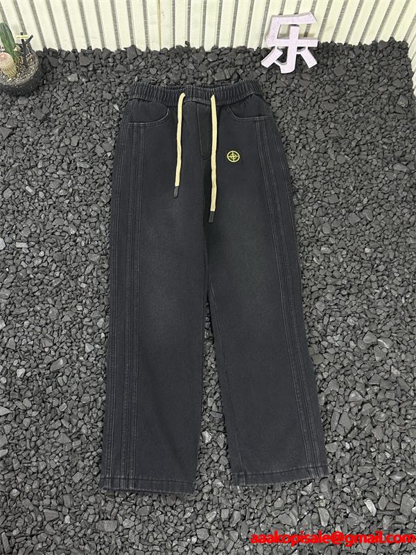 リラックス STONE ISLAND ストーンアイランド コピー デニム イージーパンツ ストレート 落ち感