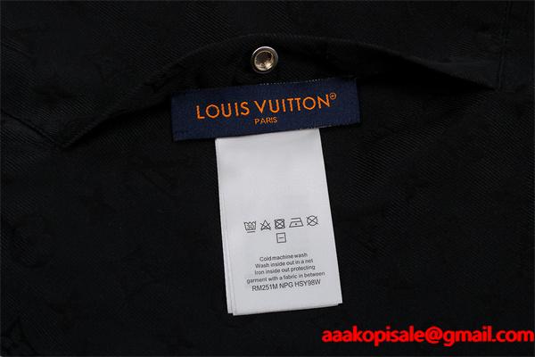 洗練都会 ジップアップ ジャケット ミニマル構造 LOUIS VUITTON ルイヴィトン コピー
