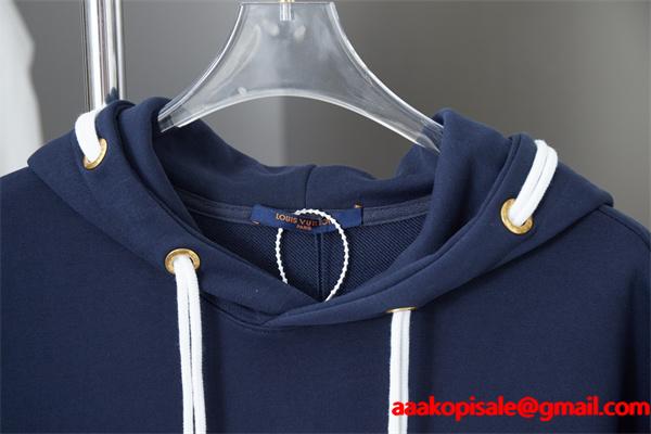  LOUIS VUITTON ルイヴィトン コピー パーカー 異素材ポケット 洗練感 2026新作 プレミアム