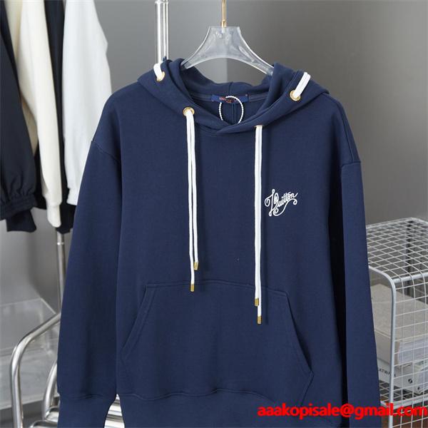  LOUIS VUITTON ルイヴィトン コピー パーカー 異素材ポケット 洗練感 2026新作 プレミアム