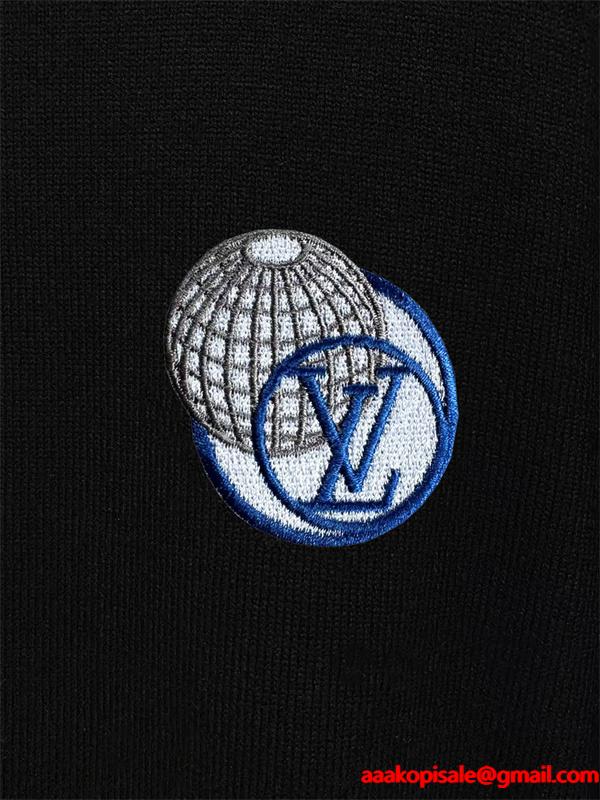 2026新作 ニット ワンポイント刺繍 軽やか質感 上質 LOUIS VUITTON ルイヴィトン コピー