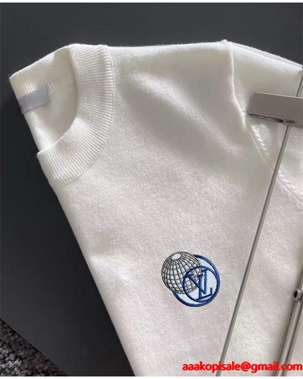 2026新作 ニット ワンポイント刺繍 軽やか質感 上質 LOUIS VUITTON ルイヴィトン コピー
