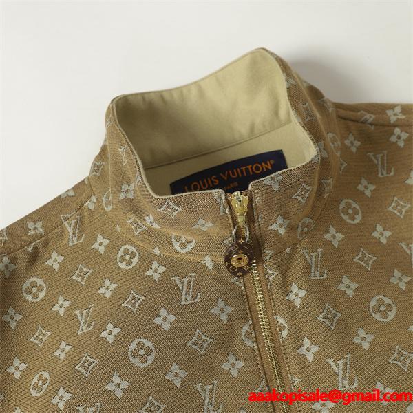 存在感 LOUIS VUITTON ルイヴィトン コピー ジップジャケット クラシック 重厚 2026新作