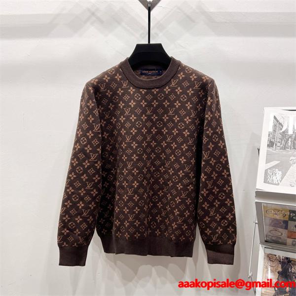 LOUIS VUITTON ルイヴィトン コピー 当店イチオシ 2026新作 ニット 落ち着き配色 上質