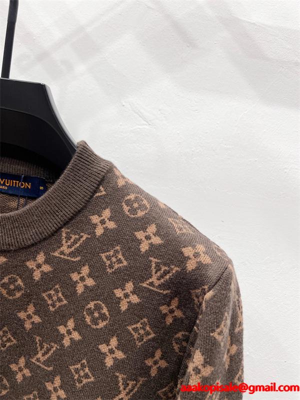 LOUIS VUITTON ルイヴィトン コピー 当店イチオシ 2026新作 ニット 落ち着き配色 上質