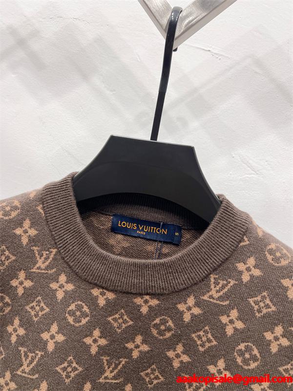 LOUIS VUITTON ルイヴィトン コピー 当店イチオシ 2026新作 ニット 落ち着き配色 上質
