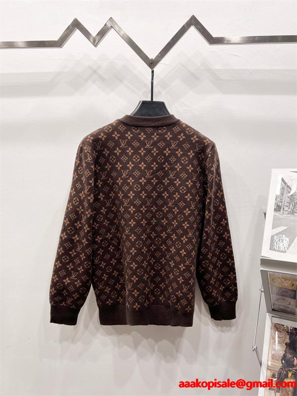 LOUIS VUITTON ルイヴィトン コピー 当店イチオシ 2026新作 ニット 落ち着き配色 上質