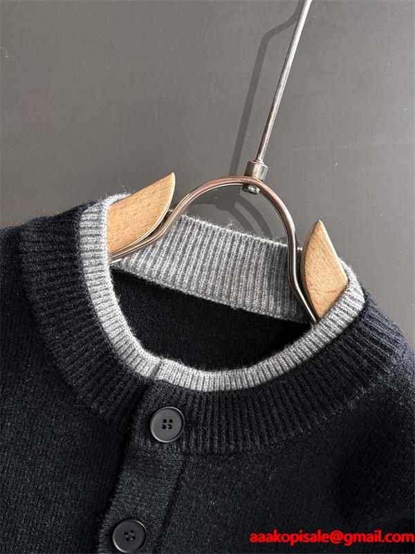 落ち着き LOUIS VUITTON ルイヴィトン コピー ニット 異素材アクセント 保温 2026新作