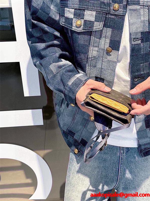 2026新作 トレンド チェック LOUIS VUITTON ルイヴィトン コピー デニム ジャケット 防風  