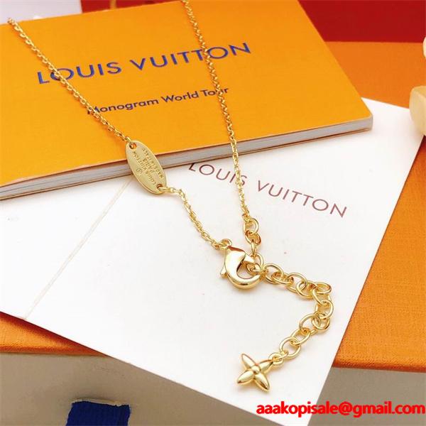 高級感 ネックレス 上品ゴールド仕上げ エレガント LOUIS VUITTON ルイヴィトン コピー