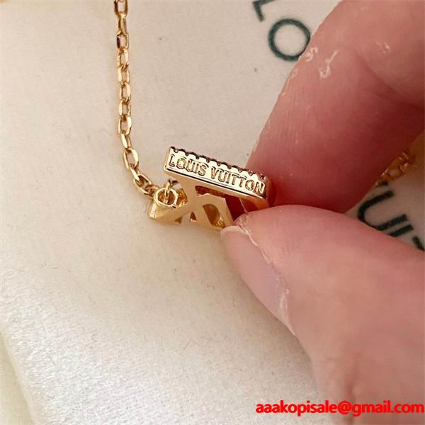 洗練チェーン LOUIS VUITTON ルイヴィトン コピー ネックレス シンプル 上品 ユニセックス