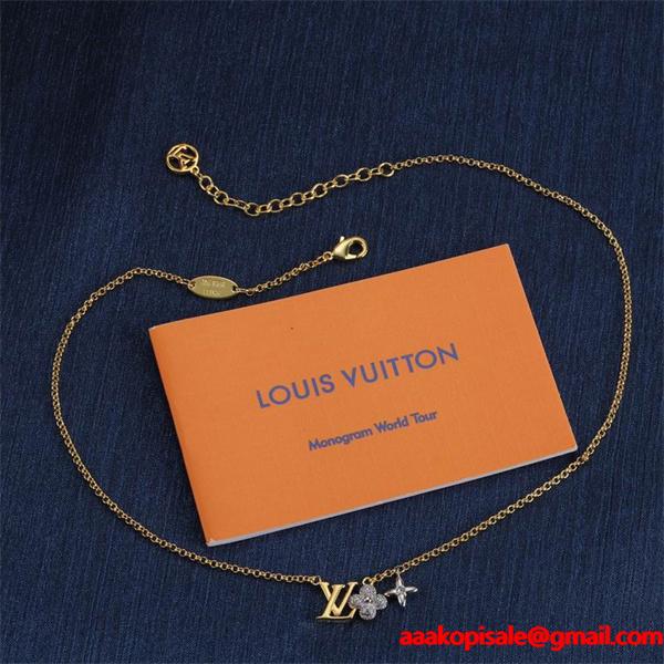 LOUIS VUITTON ルイヴィトン コピー 個性派 ネックレス 立体モチーフ 遊び心 存在感 抜群