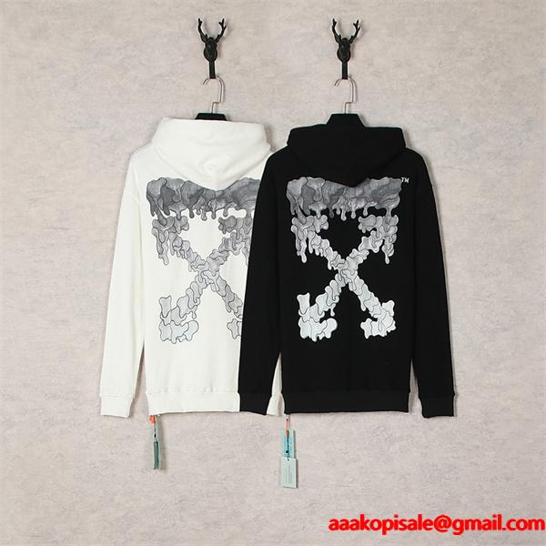 2026新作 人気注目 プリント パーカー ストリート Off-White オフホワイト コピー